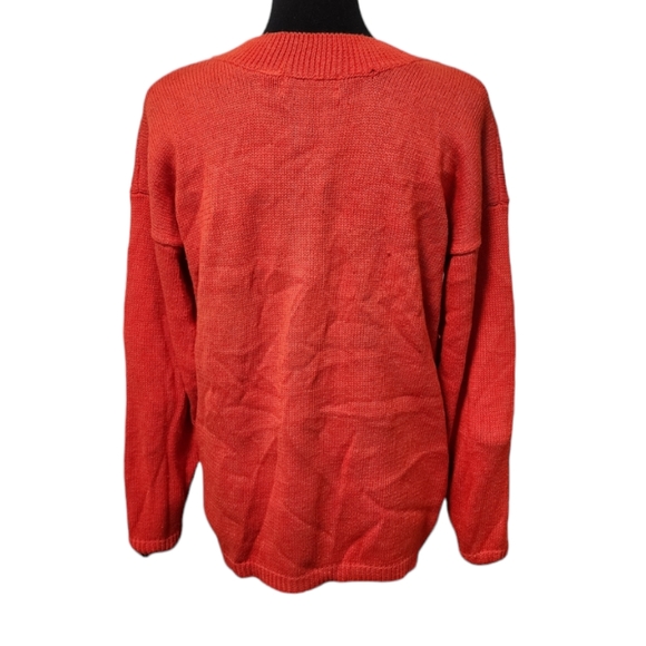 NWT Vintage Shenanigans Halloween Pumpkin Embroidered Sweater - Picture 2 of 9